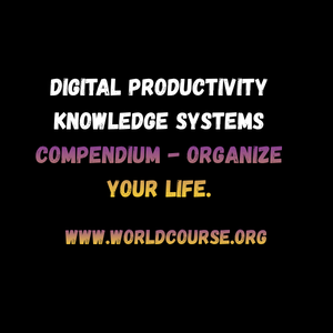 Digital Productivity Knowledge Systems Compendium - Organize Your Life.