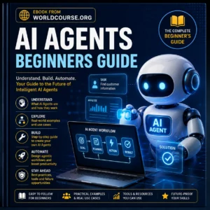 AI Agents Beginners Guide ebook cover - real AI agents examples and agentic workflows explained