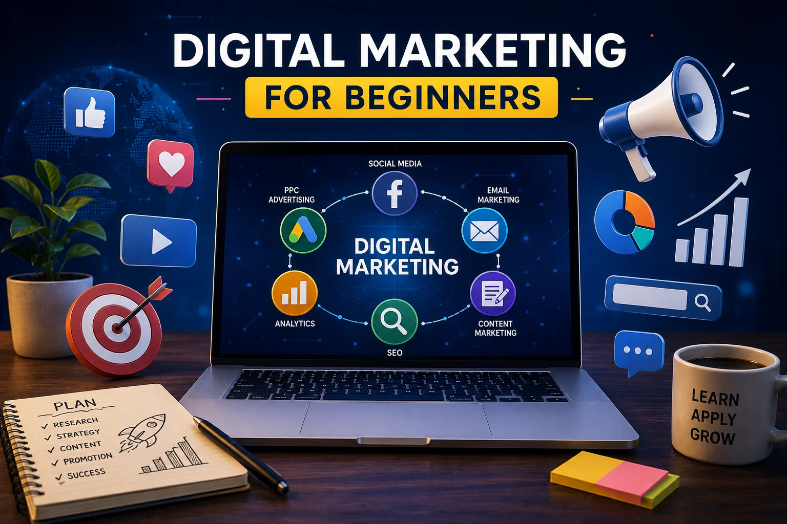 Digital market for beginners