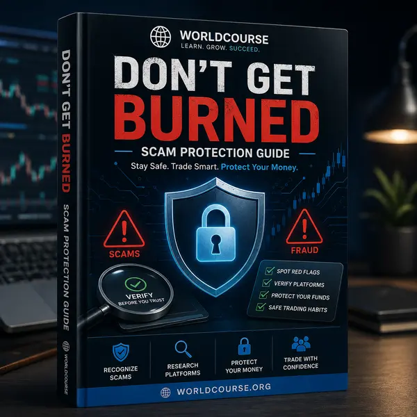 Don't Get Burned Scam Protection Guide ebook cover - practical steps to spot and avoid scams