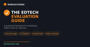 The EdTech Evaluation Guide ebook cover - how teachers can evaluate edtech tools for the classroom