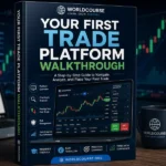 Your First Trade Platform Walkthrough ebook cover - step-by-step guide to placing your first trade
