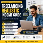 Freelancing Realistic Income Guide ebook cover - real freelance opportunities and honest income expectations