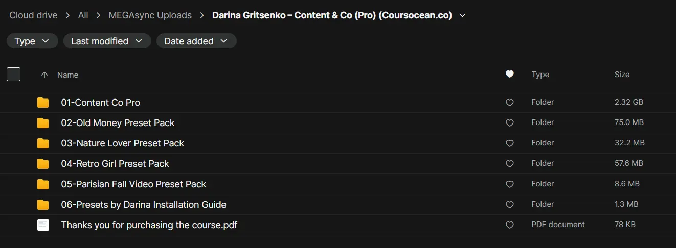 Darina Gritsenko Content & Co Pro Course