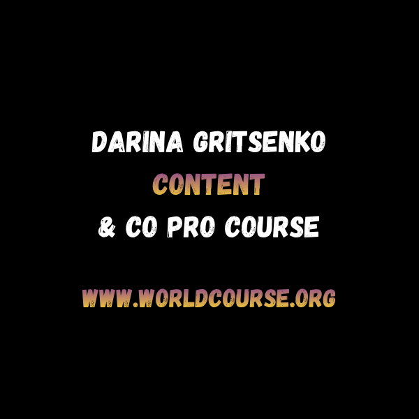 Darina Gritsenko Content & Co Pro Course